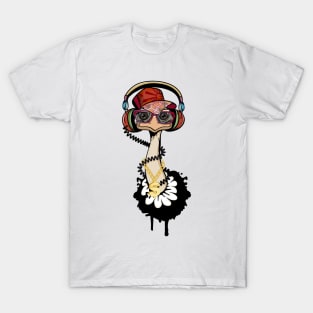 Ostrich Hip Hop Style T-Shirt